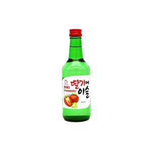 Jinro Chamisul Soju korejská vodka sodžu s příchutí jahody 13% 350ml
