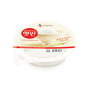 CJ korejská vařená bílá rýže do mikrovlnky 210g