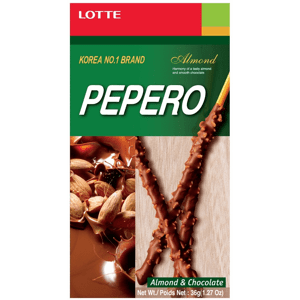 Lotte Pepero tyčinky Almond 37g