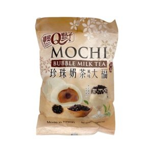 Q Mochi s náplní příchutí bubble milk tea 120g