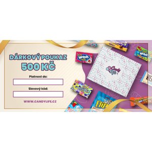 Candy Life Dárkový poukaz 500 Kč - online