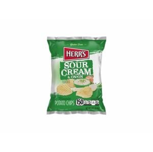 Herr's Sour Cream & Onion Potato Chips 28g USA