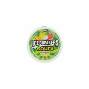 Ice Breakers kyselé bonbonky bez cukru s příchutí melounu, jablka a mandarinky 42 g