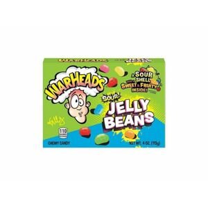 Warheads kyselé žvýkací fazolky s ovocnými příchutěmi 113 g