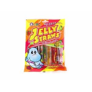 ABC Jelly Straws Assorted Funny Hippo 300g