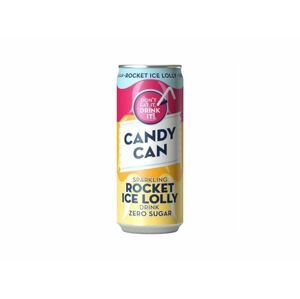 Candy Can Rocket Ice Lolly sycená limonáda bez cukru 330 ml