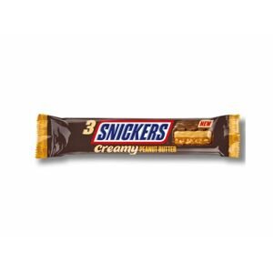 Snnickers Snickers 3 čokoládové tyčinky s arašídy a arašídovým máslem 54 g