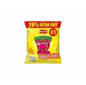 Monster Munch křupky s příchutí roastbeef 72 g PM