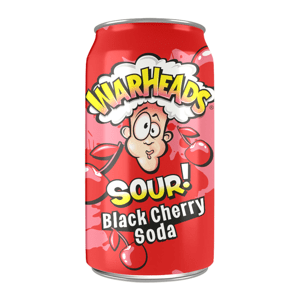 Warheads Sour Black Cherry Soda (355ml)