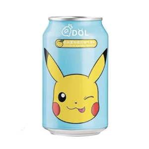 QDol Pokemon Pikachu Sparkling Water Drink Citrus 330ml CHN