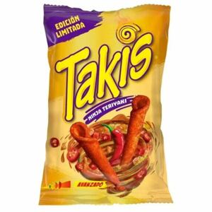 Takis Ninja kukuřičné chipsy s příchutí omáčky teriyaki 90 g