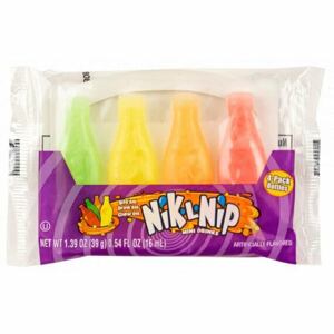 Nik-L-Nip TikTok 4 voskové lahvičky s náplní s ovocnou příchutí 39 g