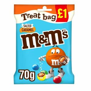 M&M's M&M´s bonbonky z mléčné čokolády v cukrové skořápce s příchutí slaného karamelu 70 g PM