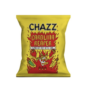 CHAZZ CHIPS CAROLINA REAPER 3/3 HOT 50G LIT