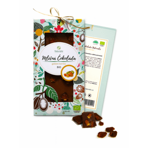 Naturalis Čokoláda Naturalis s golden berries mléčná BIO- 80g