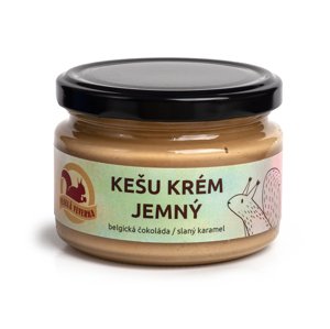 Kešu krém jemný belgická čokoláda/slaný karamel 220 g