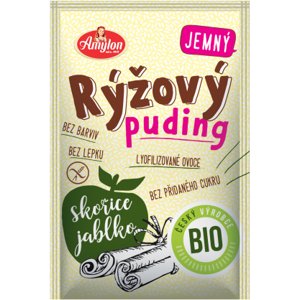 Bio puding rýžový s jablkem a skořicí Amylon - bez lepku
