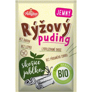 Bio puding rýžový s jablkem a skořicí Amylon - bez lepku